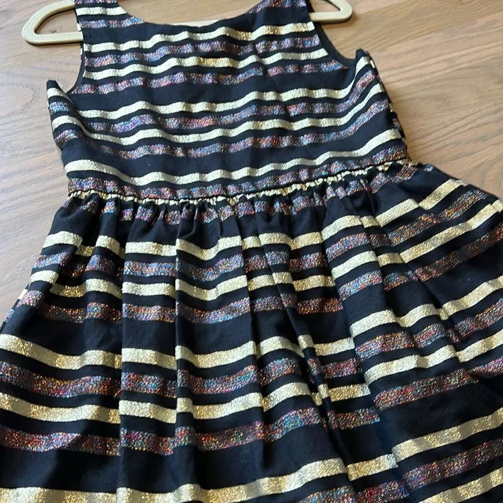Gymboree Striped Sparkle Holiday Party Dress